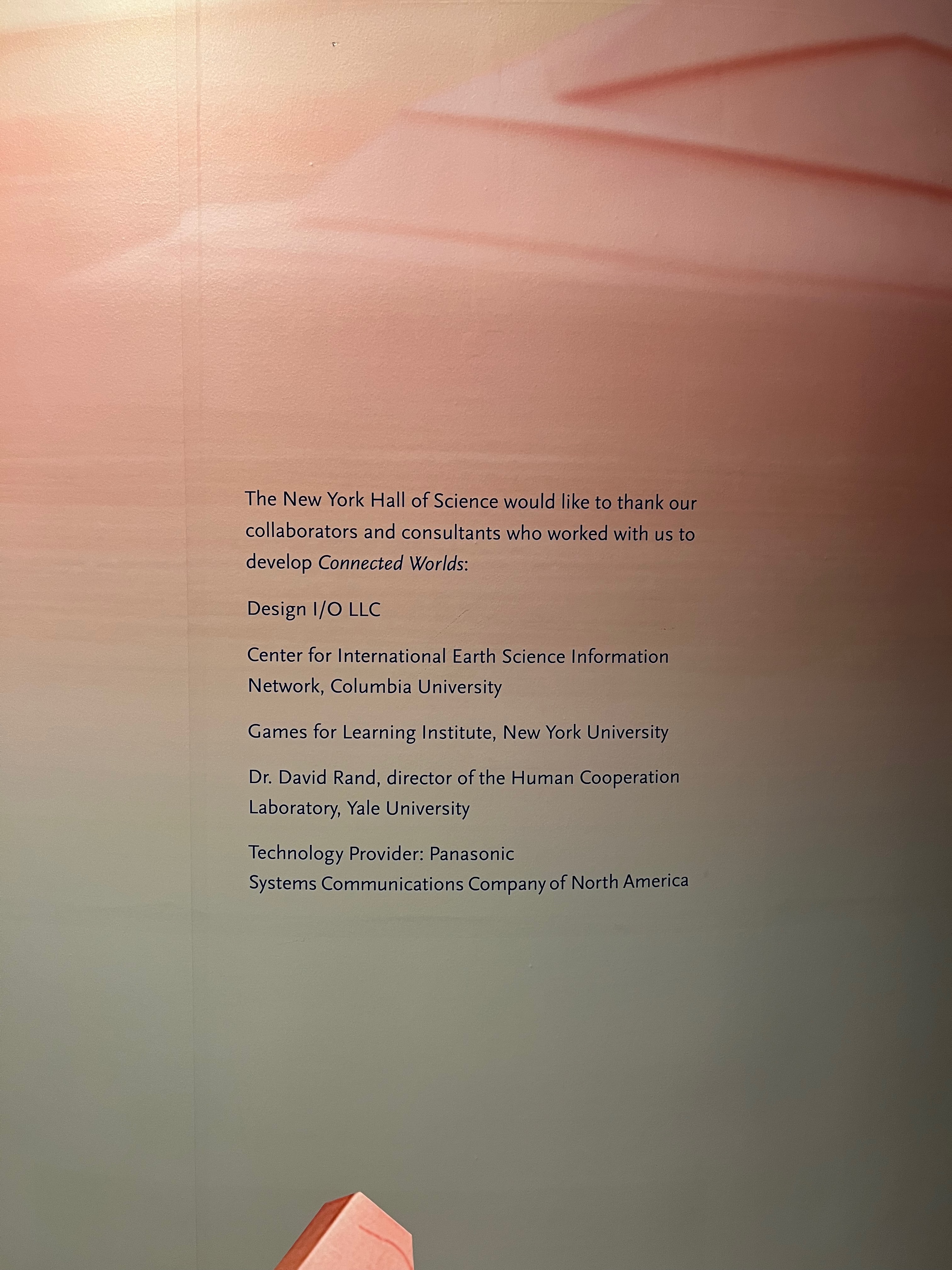 Connected Worlds Credits